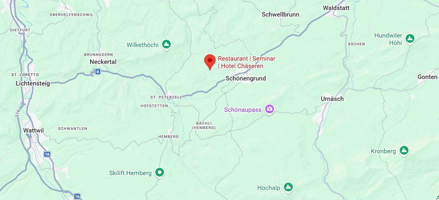 Anfahrt Chäseren